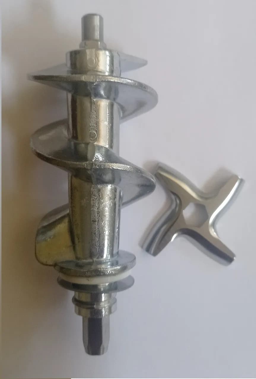 Шнек і ніж для м'ясорубки Gorenje MG1602W, MG2001SB